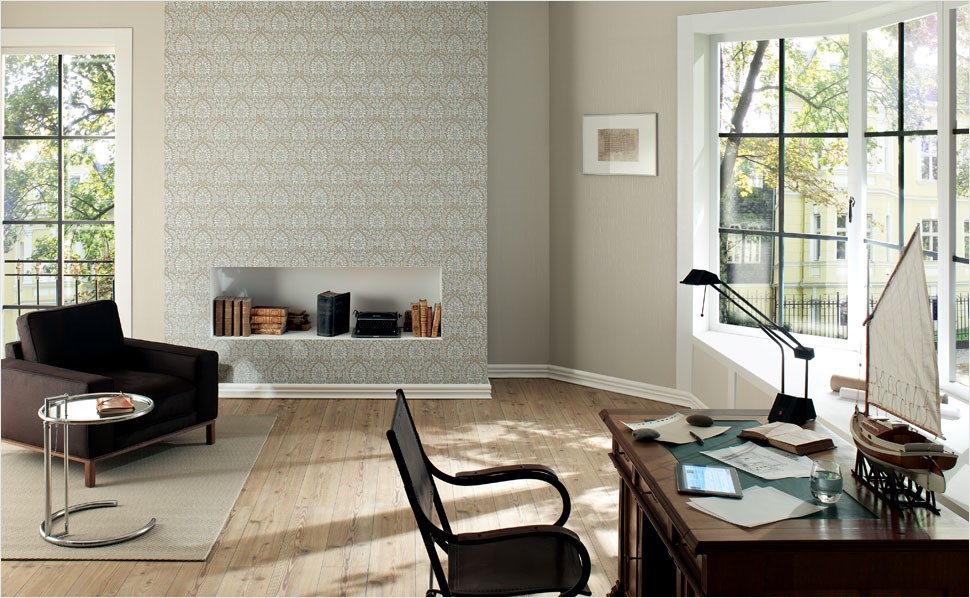 Barok behang woonkamer: badkamer behang consenza for. luxe behang ... Woonkamer behang gestreept
