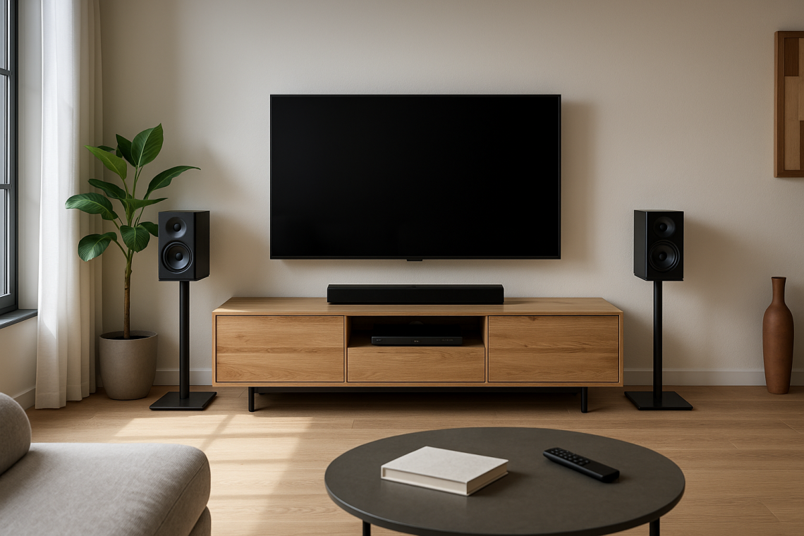 Techniek in stijl: zo integreer je audio en televisie in je interieur