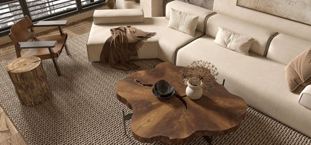 Zo creëer je balans met organische salontafels en stoelen